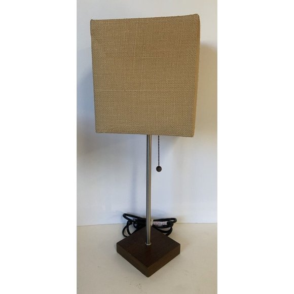 RARE MCM Square Shade Cube Table LAMP MID CENTURY MODERN LIGHT DECOR 60S - Picture 2 of 15